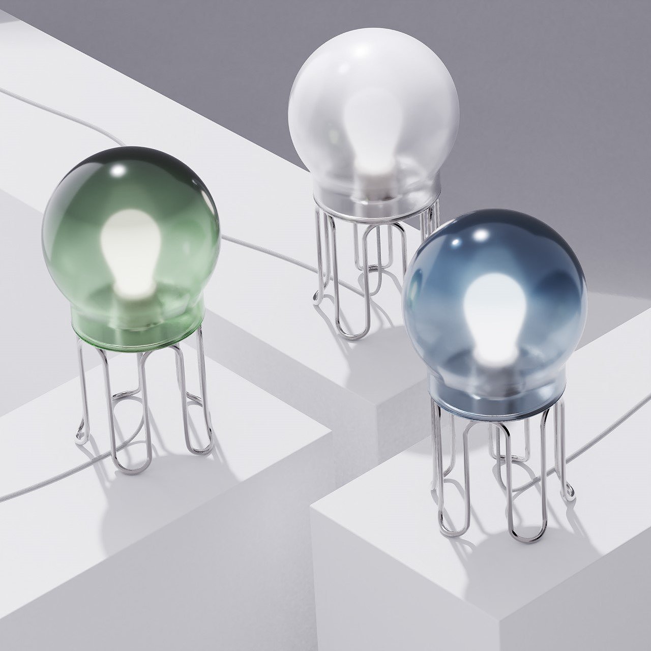 Jelly Lamp，桌面照明设计，仿生设计，.jpg