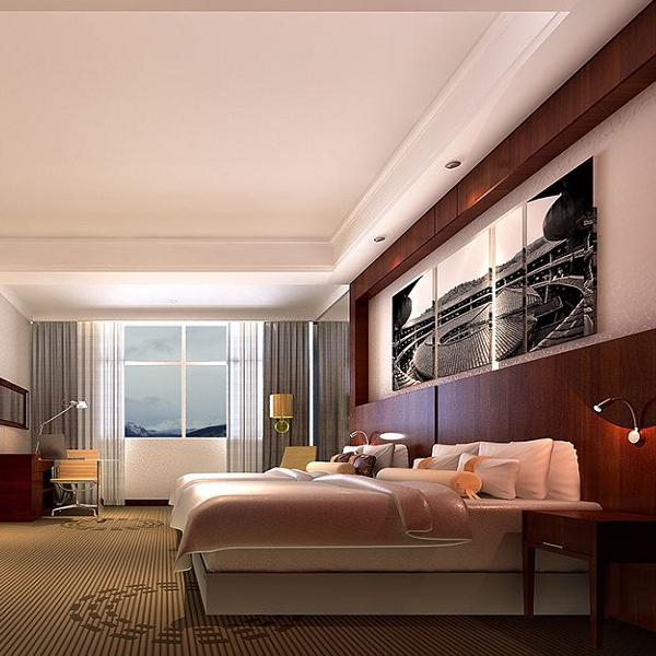 乐山连锁酒店设计用中式风格打造另类设计的美-水木源创