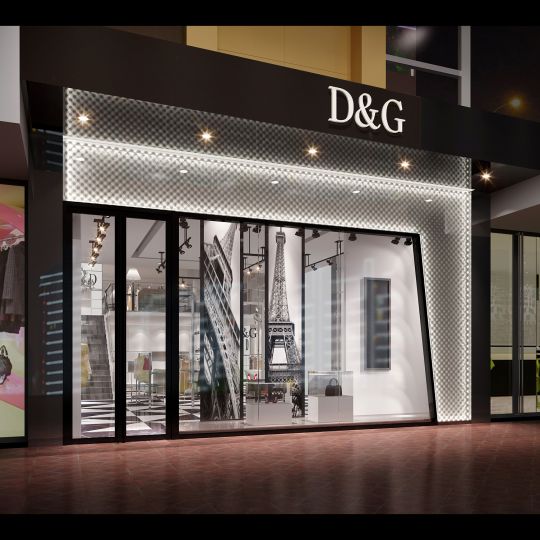 成都服装店设计公司——D＆G服装店