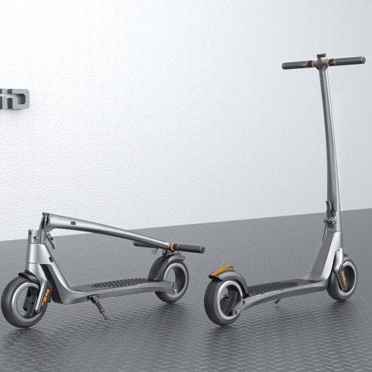 双空心轮电动滑板车设计