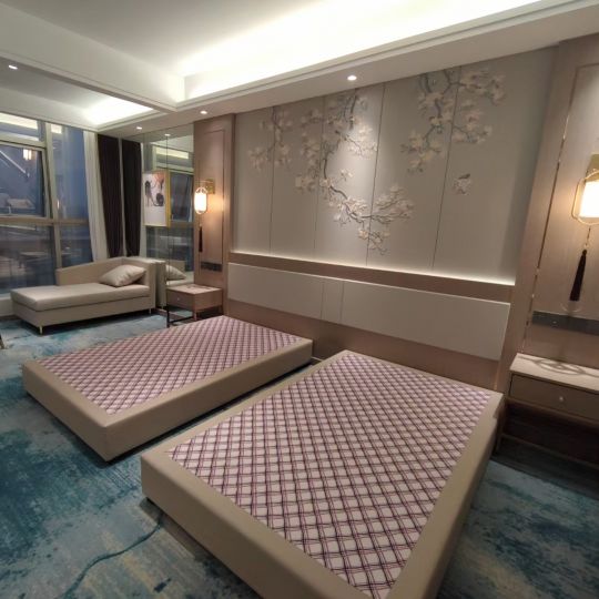 西安酒店设计装修丨渭南某酒店样板间家具定制厂家案例