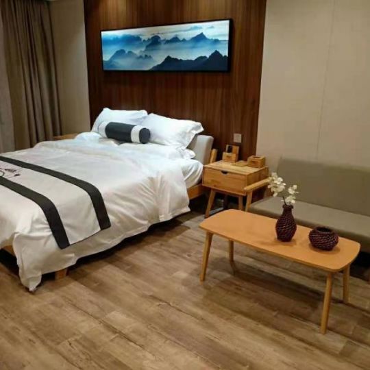 西安酒店家具生产厂家: 汉中某酒店中式家具交工