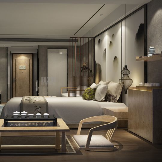 郫县H枫酒店-西安酒店装修设计公司-红专设计