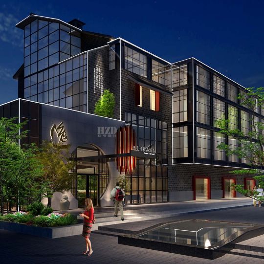 安康逸生活精品酒店-兰州酒店设计装修公司-红专设计